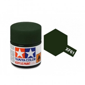 TAMIYA XF-61 DARK GREEN - ACRYLIC PAINT MINI (FLAT) 10ML